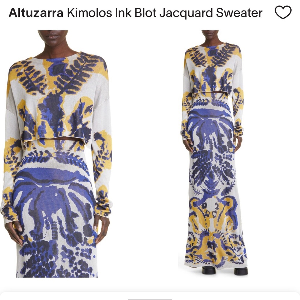 Altuzarra Kimolos Sweater & Skirt set NWOT